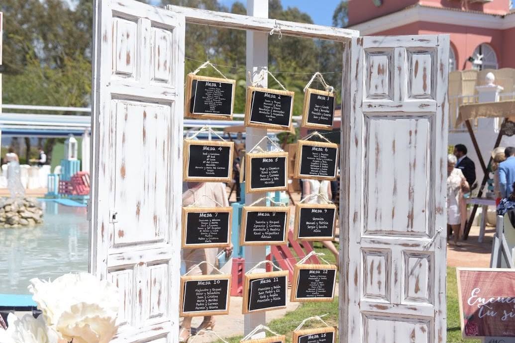 Estación de catering original para invitados